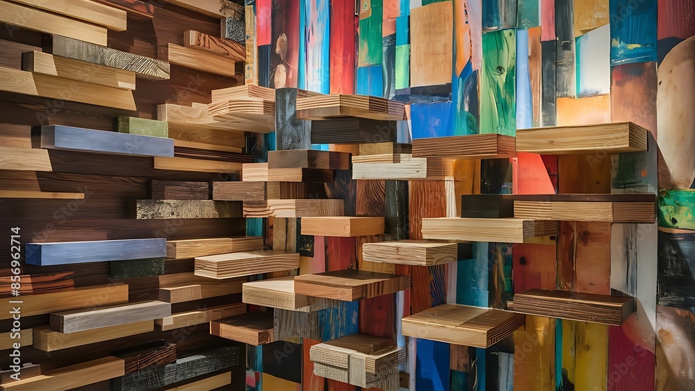 Fototapeta premium Wood aged art architecture texture abstract Wallpaper