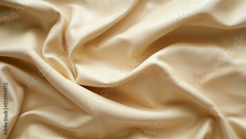 Detailed Beige Napa Leather Texture