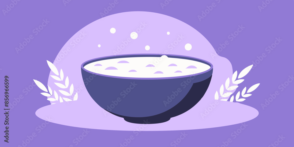 A bowl filled with rice grains, cooked to perfection and prepared to be savored as a delightful dish. A bowl filled with rice grains, cooked to perfection and prepared to be savored as a delightful dish.