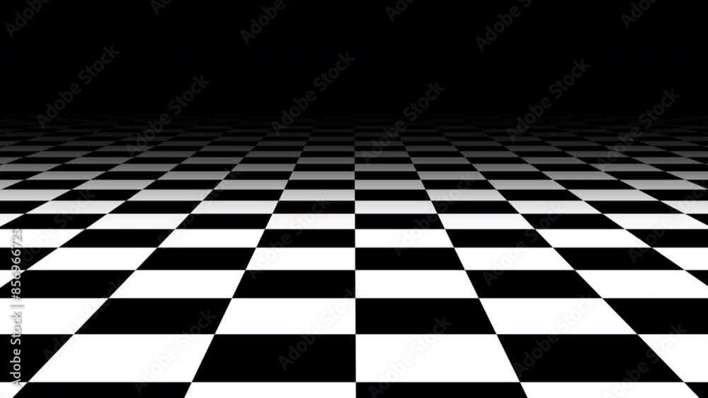 Immersive black and white abstract grid animation. Seamless looping motion graphics background perfect for technology, digital, data, network, code, future, innovation, modern, stylish, clean, simple
