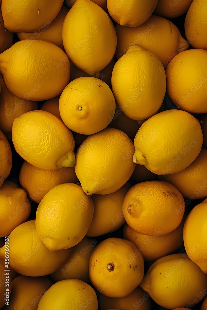 Lemon Pile Captured in Natural Light