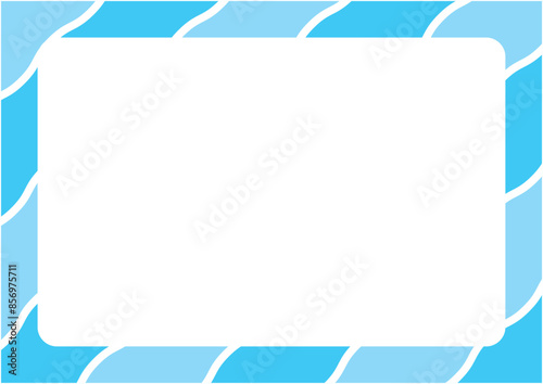 夏をイメージしたカラフルで明るい波模様の背景画像