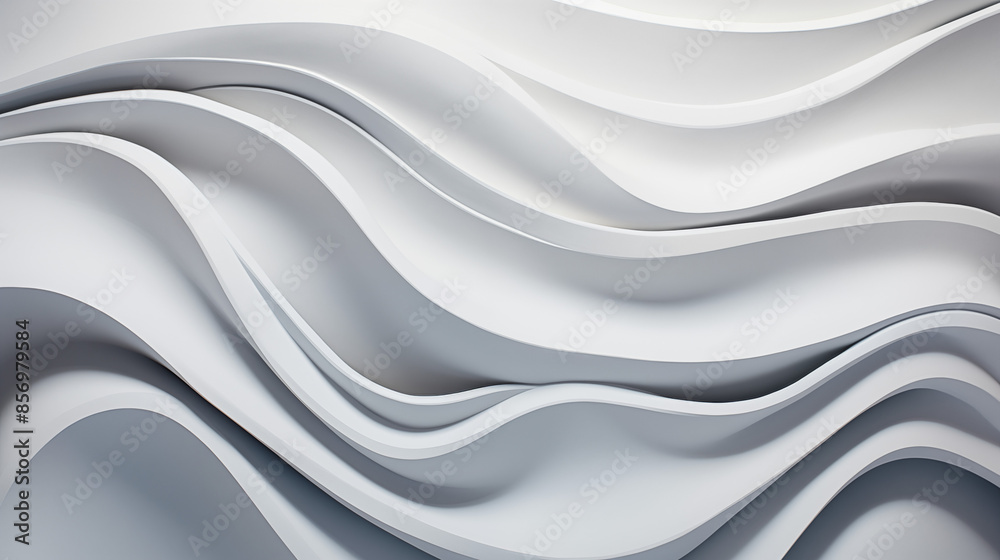 Abstract White Wave Patterns Abstract White Wave Patterns