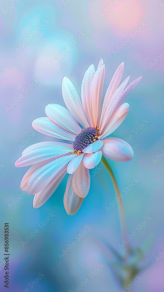 Dreamy Pastel Flower with Blurred Edges Dreamy Pastel Flower with Blurred Edges