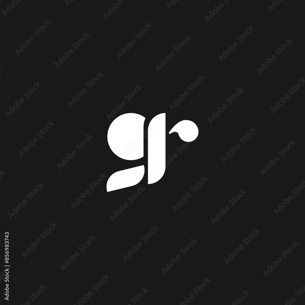 GR, RG letter logo design template elements. Modern abstract digital alphabet letter logo. GR, RG letter logo design template elements. Modern abstract digital alphabet letter logo.