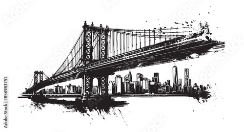 Brooklyn Bridge in New York	
