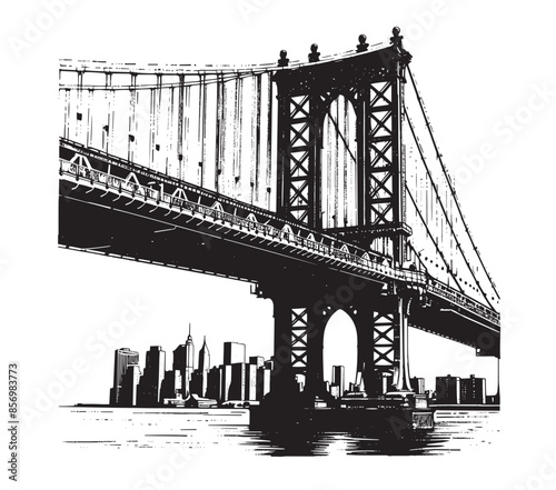 Brooklyn Bridge in New York	
