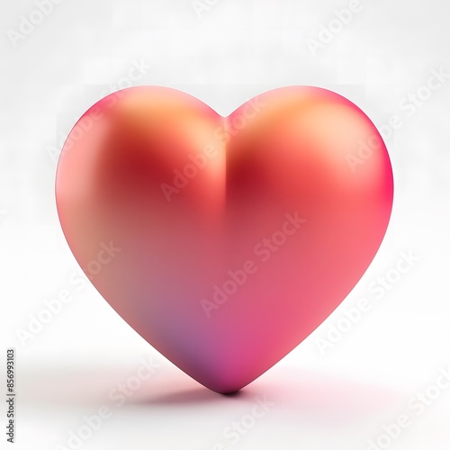 Colorful Heart Emoji in High Quality 3D