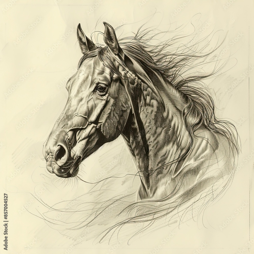 freehand horse pencil drawing, horse drawing freehand horse pencil drawing, horse drawing
