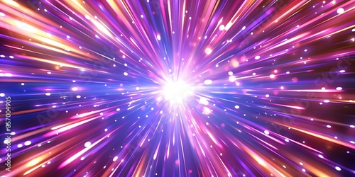 Abstract Starburst Background A dynamic abstract background with bright starburst patterns, emphasizing energy and radiance.