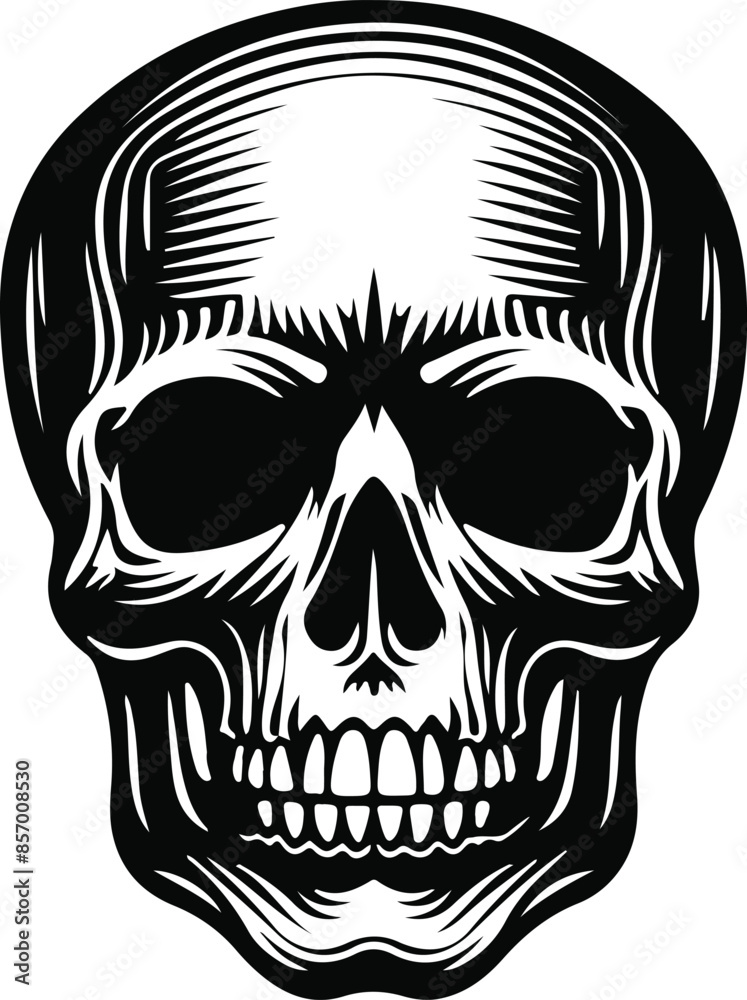 Fototapeta premium Skull and crossbones icon vector