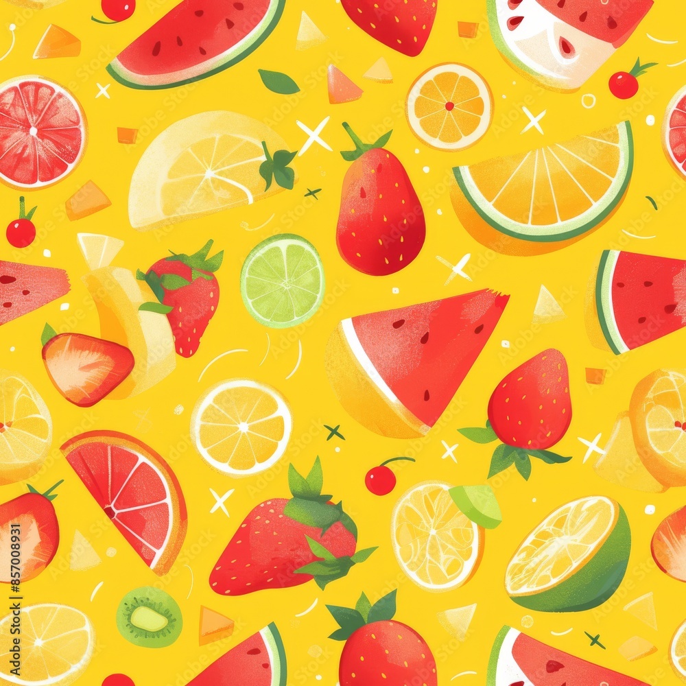 Texture of berry-fruit mix Texture of berry-fruit mix