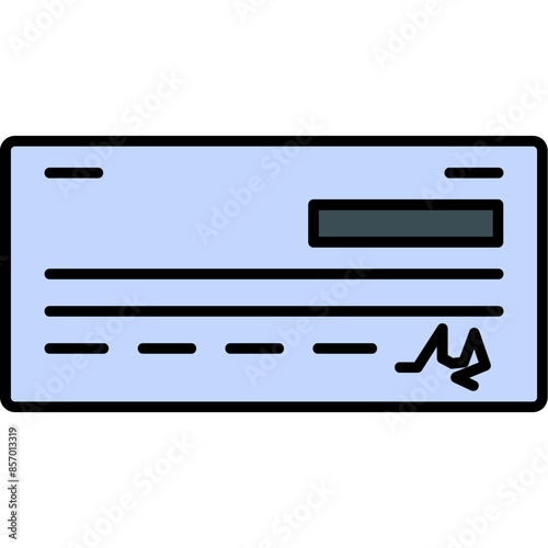 Bank check Icon