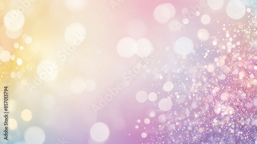 abstract colorful background with bokeh
