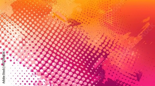 Wallpaper Mural Abstract Background with Pink and Orange Colors Torontodigital.ca