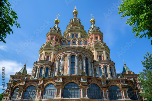Cathedral of the Holy Apostles Peter and Paul. Peterhof (Saint Petersburg), Russia