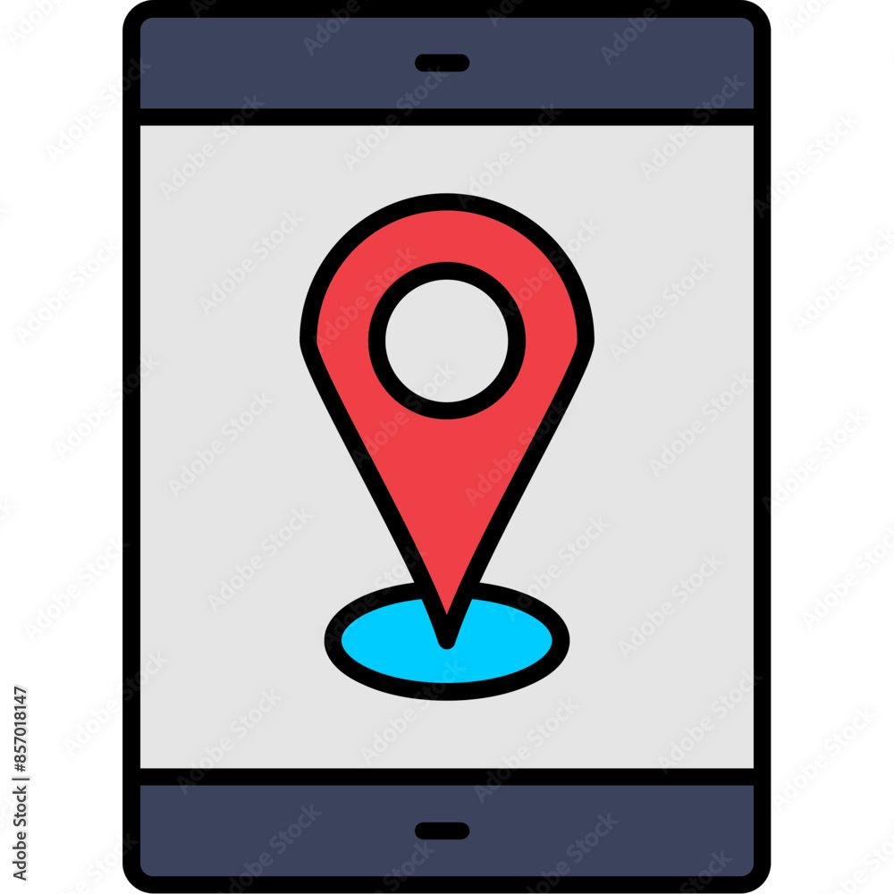 Mobile Gps Icon Mobile Gps Icon