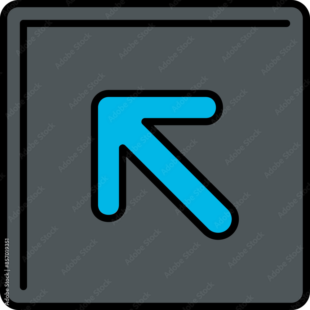 Up Left Icon Up Left Icon