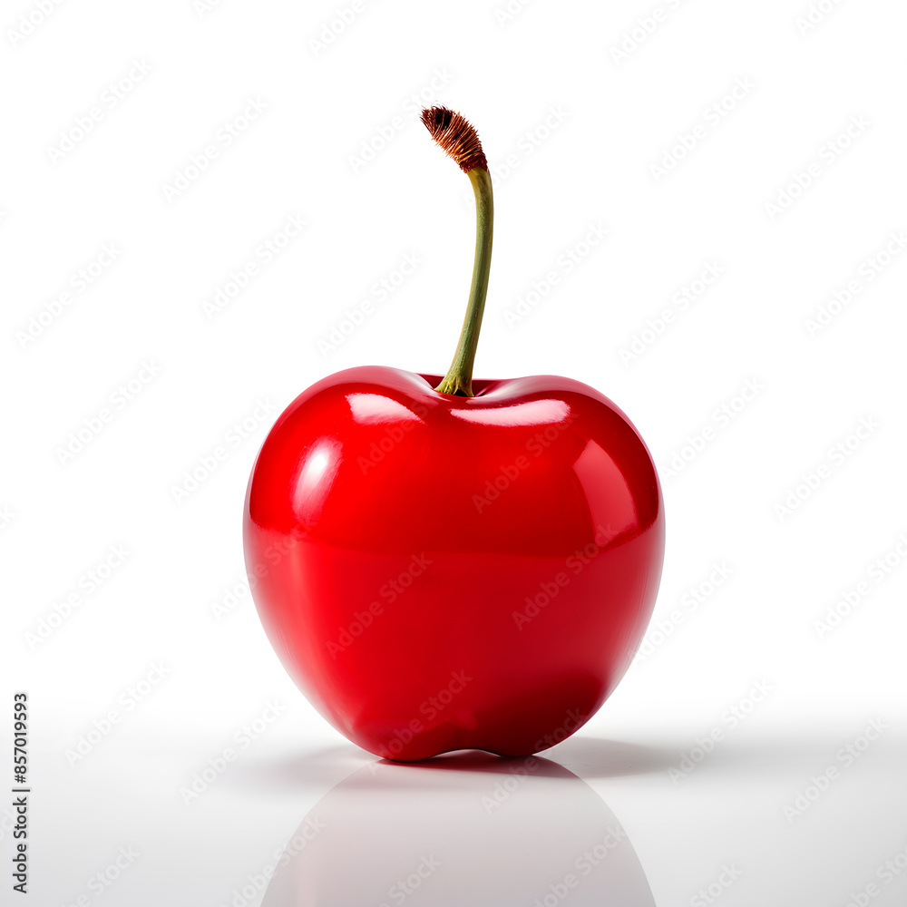 red cherry isolated on white red cherry isolated on white