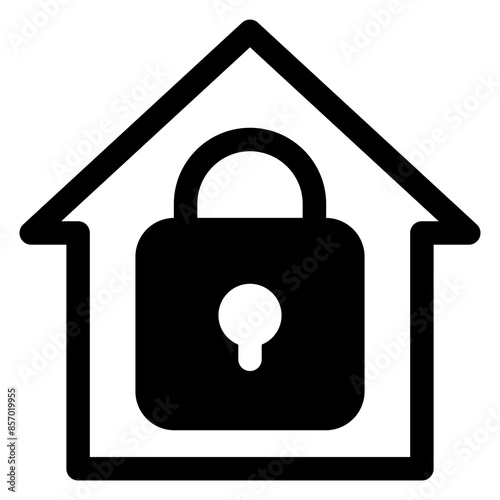 home  glyph  icon vector illustration isolated on white background