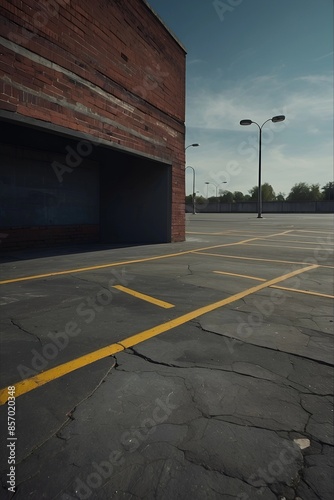 Wallpaper Mural Modern background with paved path on road Torontodigital.ca