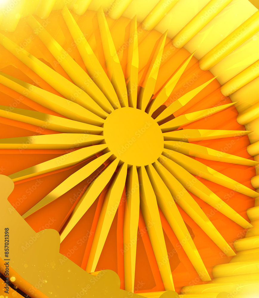 Fototapeta premium Ashok Chakra Republic and Independence Day India