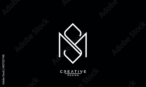 AM, MA, A, M, Abstract Letters Logo Monogram