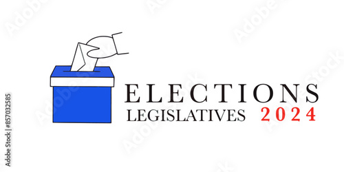 Vector for legislative elections in France 2024