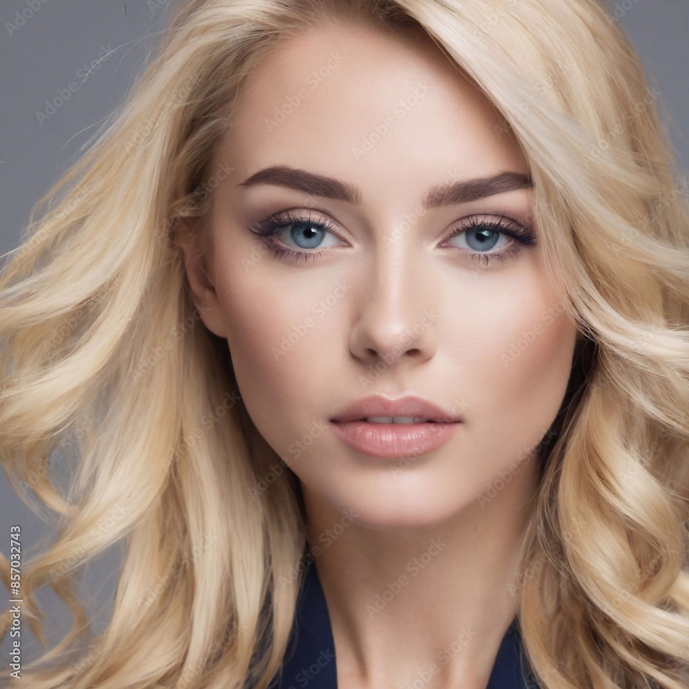 Hübsche blonde Frau Hübsche blonde Frau