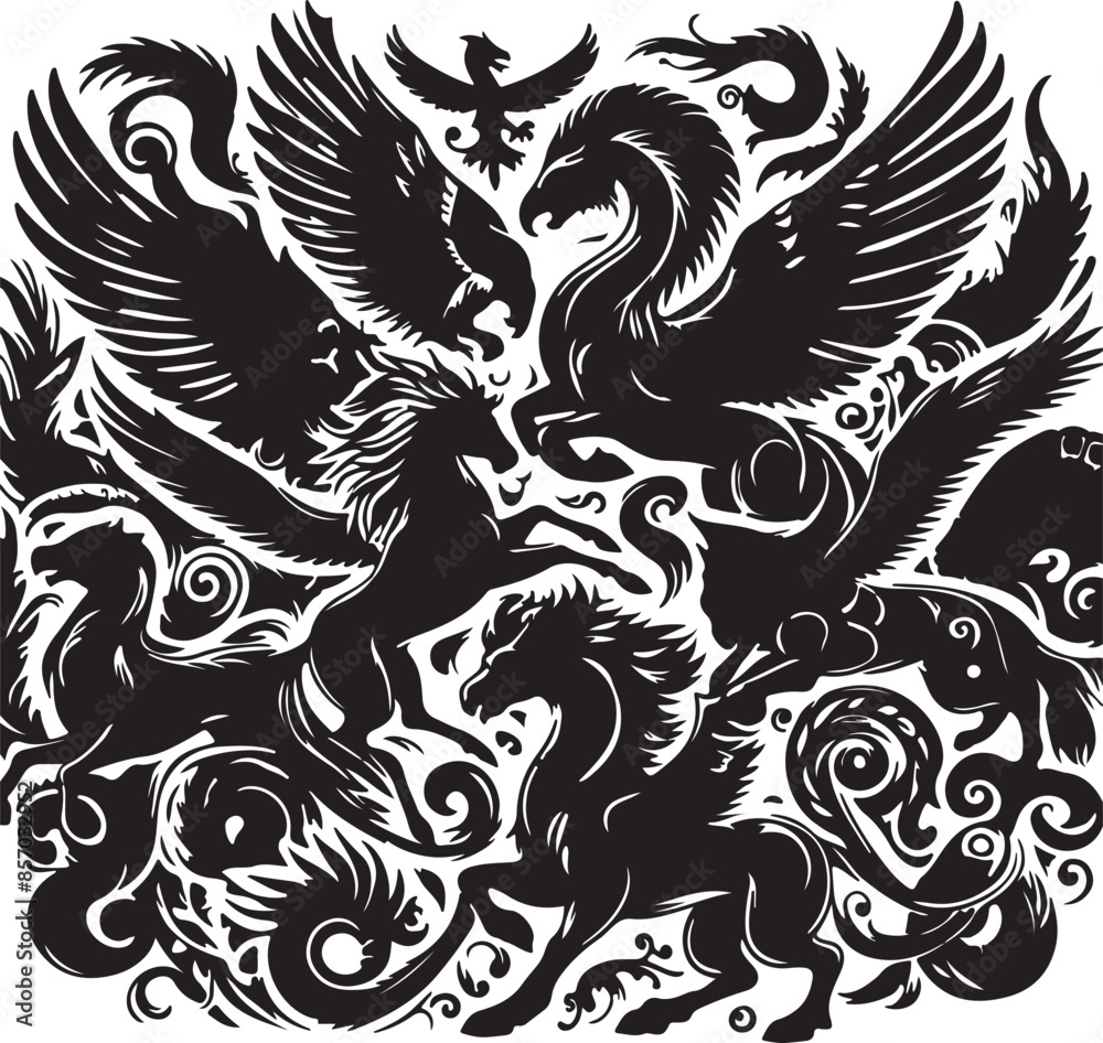 Fototapeta premium Dragon World