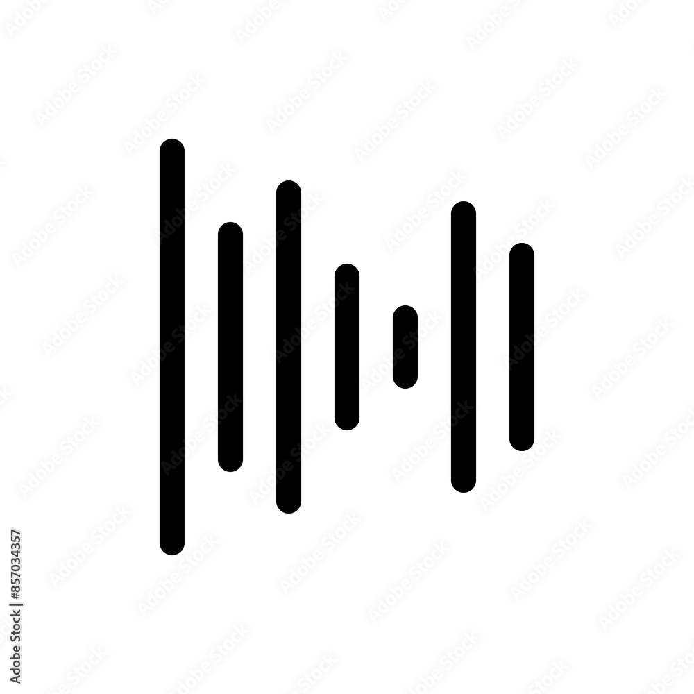 sound icon, silhouette vector isolated on white background. simple and modern design sound icon, silhouette vector isolated on white background. simple and modern design