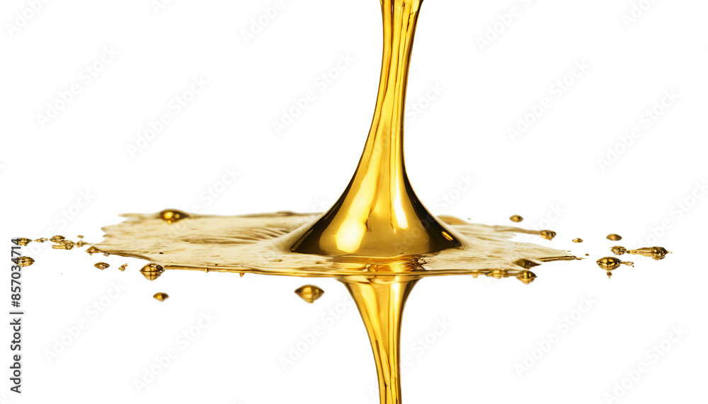 Golden Cascade: Dripping Gold on White Golden Cascade: Dripping Gold on White