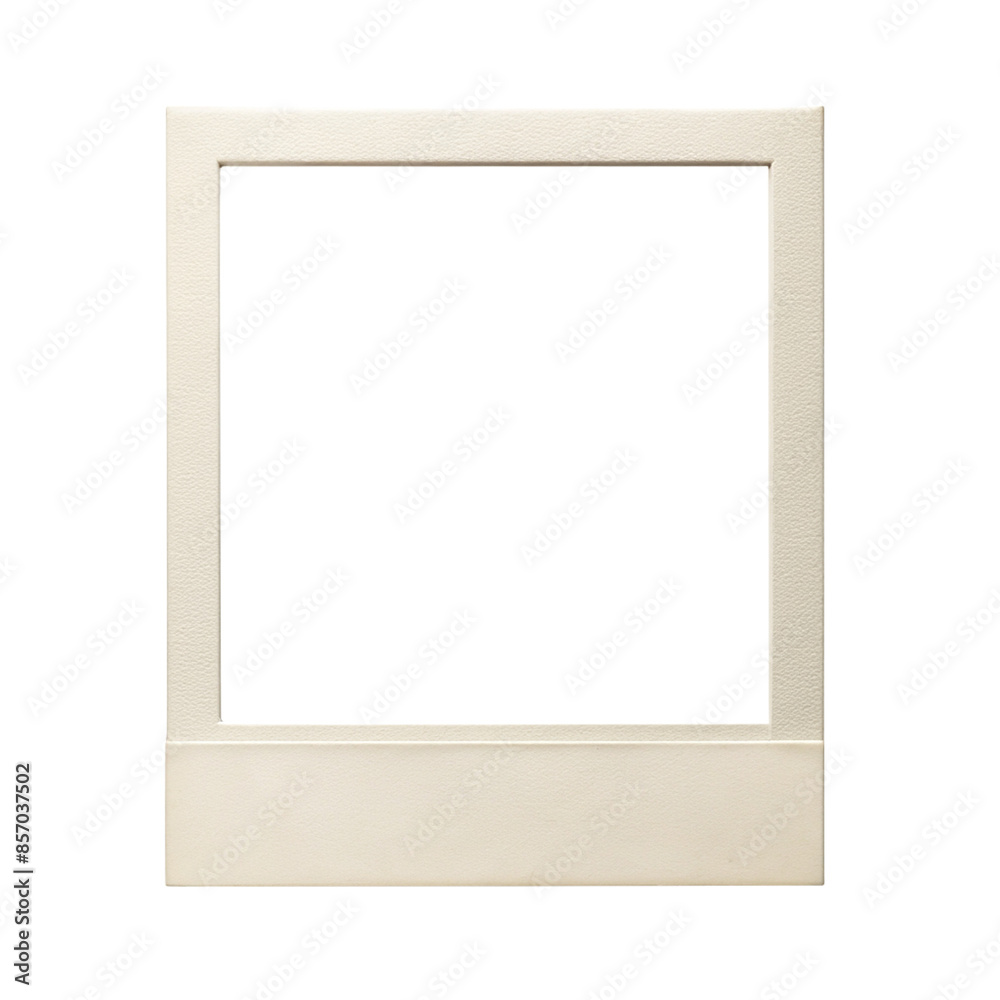 Polaroid Frame PNG Mockup on White Background Polaroid Frame PNG Mockup on White Background