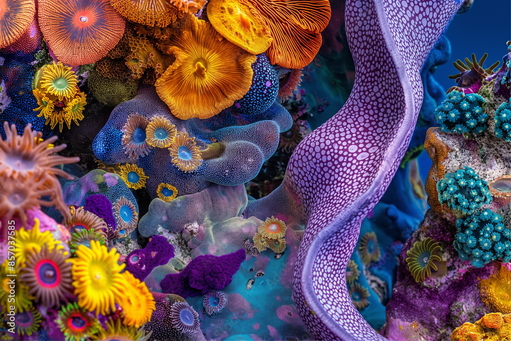 Obraz premium The extraordinary beauty of the underwater ecosystem