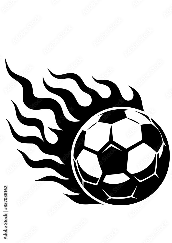 Fototapeta premium Soccer Ball SVG, Soccer Ball Burning SVG, Wings SVG, Soccer Player SVG, Football SVG, Soccer Ball Design, Soccer Ball Silhouette, Clipart, Vector, Cut file for Cricut SVG, JPG, PNG