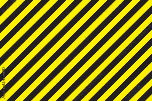 Black and yellow warning stripes line in rectangular, Industrial warning background,  construction, Safety stripe warning caution hazard danger road vector sign symbol. Vector illustration