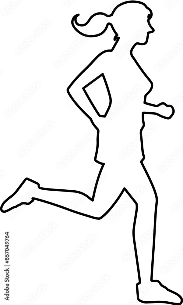 Runner silhouette athlete competition icon Runner silhouette athlete competition icon