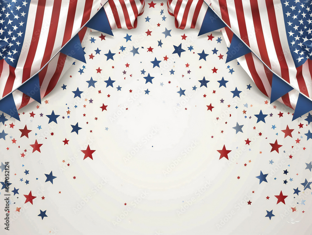 Obraz premium american flag with stars