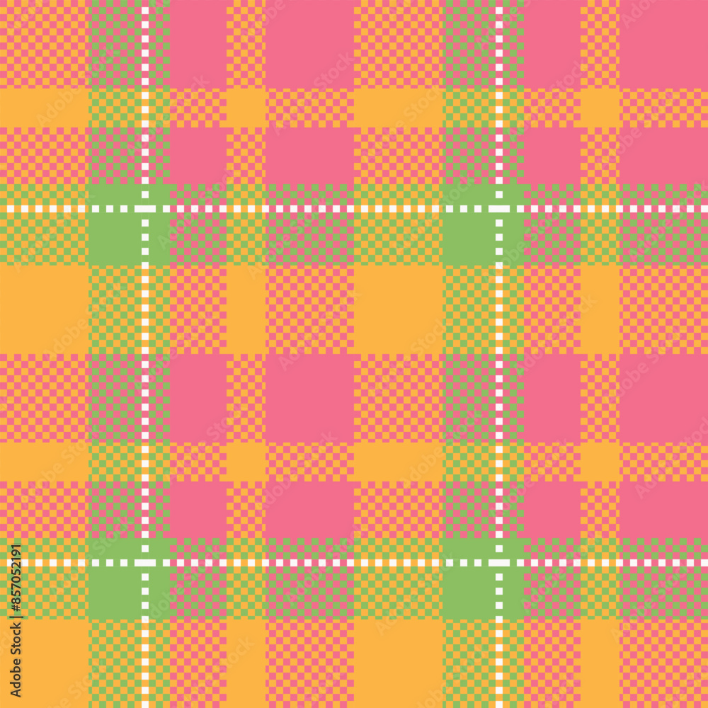 Scottish Tartan Pattern. Tartan Plaid Vector Seamless Pattern. Traditional Scottish Woven Fabric. Lumberjack Shirt Flannel Textile. Pattern Tile Swatch Included.