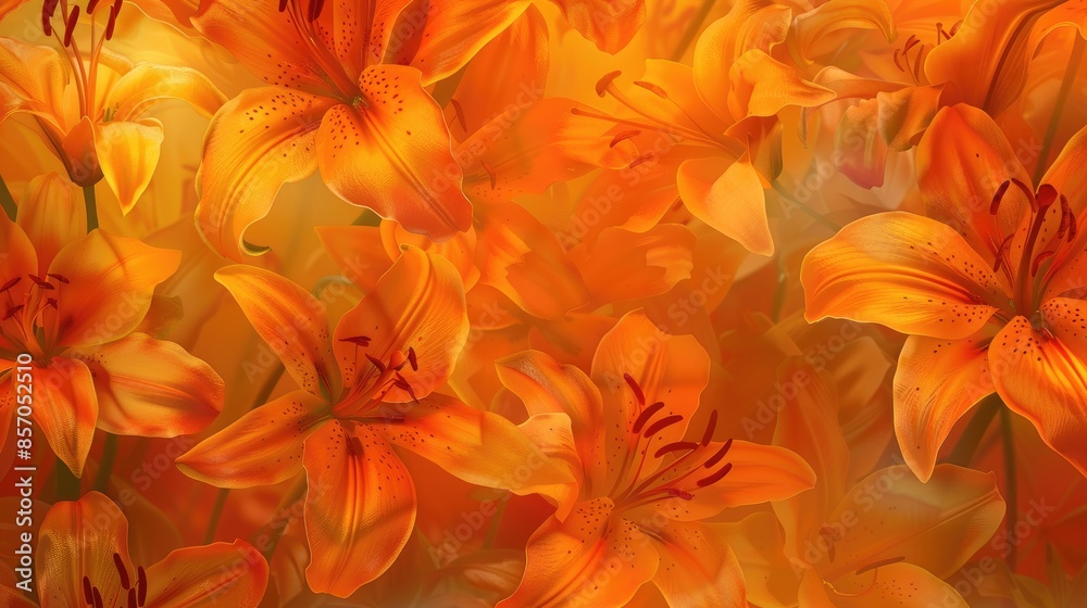 Tiger Lilies Versatile Orange Flowers for Wallpaper or Background Tiger Lilies Versatile Orange Flowers for Wallpaper or Background