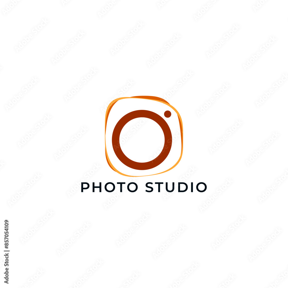 ILLUSTRATION PHOTOGRAPHY ABSTRACT CAMERA LENS SIMPLE LOGO ICON ORANGE COLOR TEMPLATE DESIGN ELEMENT VECTOR. GOOD FOR PHOTO STUDIO, APPS ILLUSTRATION PHOTOGRAPHY ABSTRACT CAMERA LENS SIMPLE LOGO ICON ORANGE COLOR TEMPLATE DESIGN ELEMENT VECTOR. GOOD FOR PHOTO STUDIO, APPS
