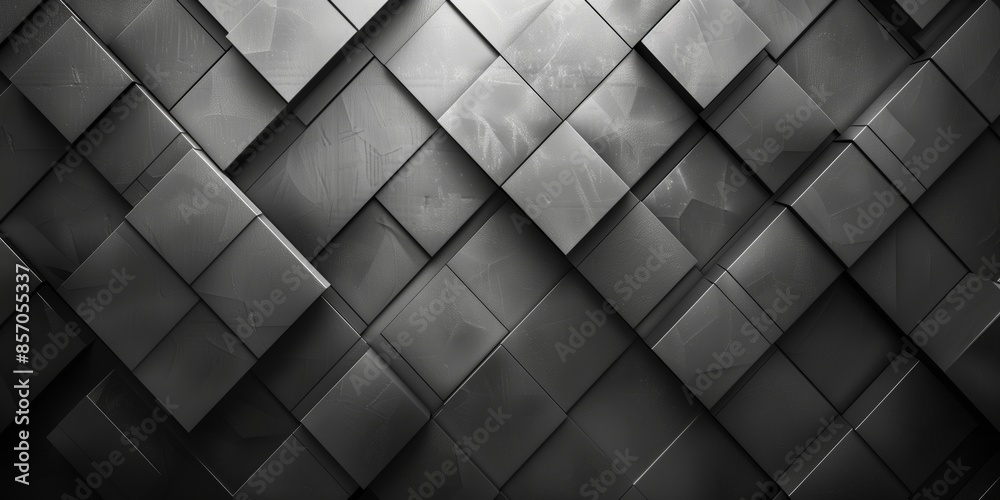 Abstract metallic diamond pattern with a grunge texture, creating a modern and edgy background design. Abstract metallic diamond pattern with a grunge texture, creating a modern and edgy background design.