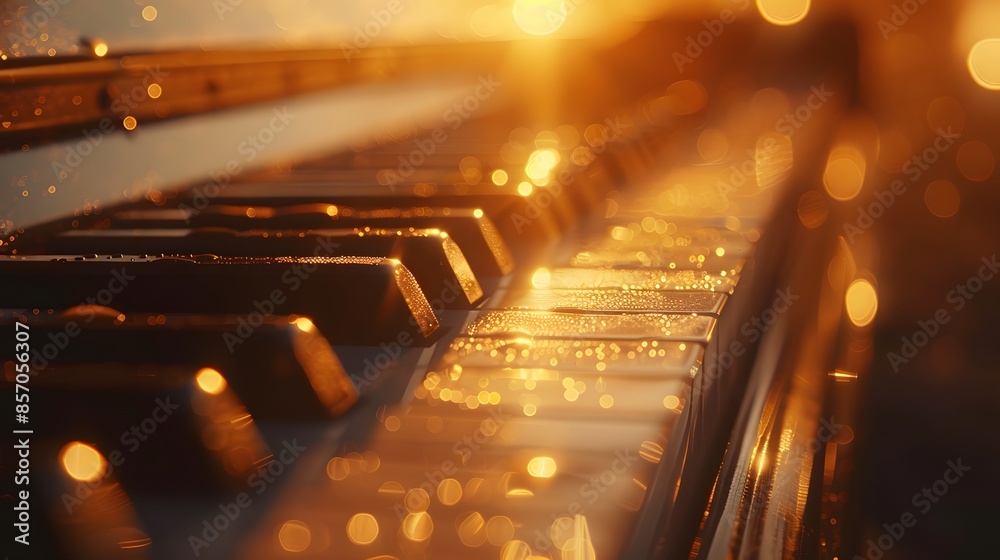 A close-up shot of piano keys, showcasing the intricate details and textures on each key in soft focus. the delicate interplay within these musical instruments. A close-up shot of piano keys, showcasing the intricate details and textures on each key in soft focus. the delicate interplay within these musical instruments.