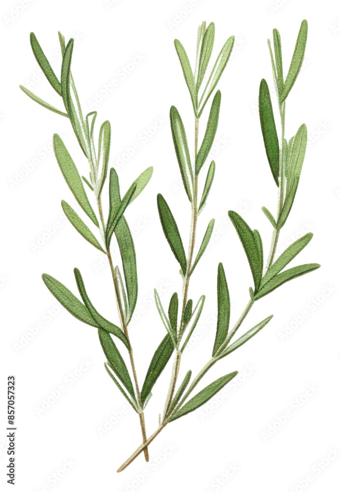 Fototapeta premium PNG Rosemary plant herbs leaf