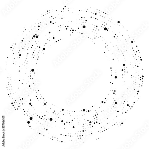Circle halftone dotted background