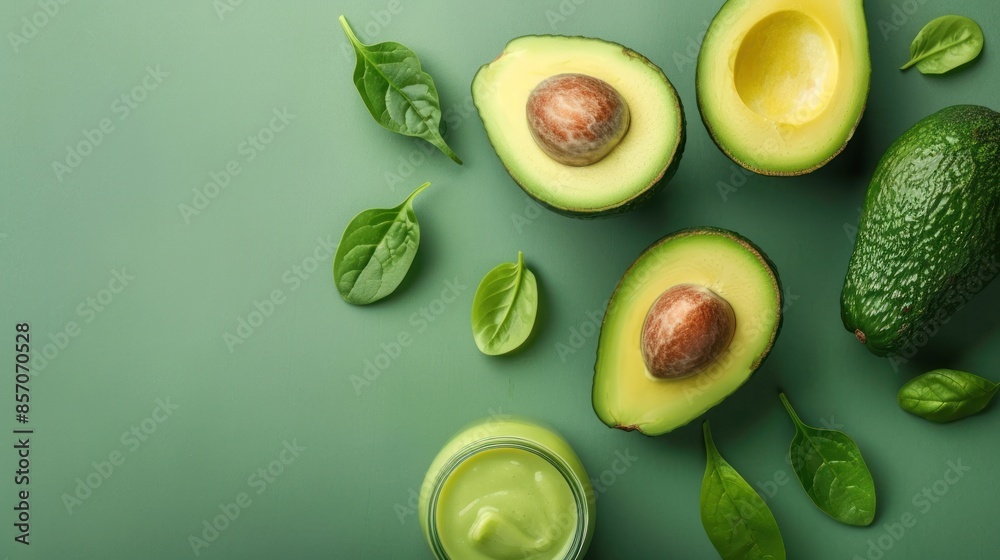Creamy Avocado Juice - Freshly Blended Delight with Unique Smoothness Generative AI Creamy Avocado Juice - Freshly Blended Delight with Unique Smoothness Generative AI