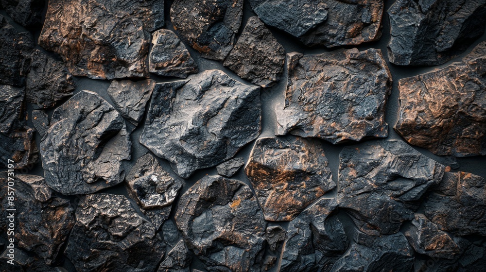 Dramatic Textured Old Rock Wall Background Dramatic Textured Old Rock Wall Background