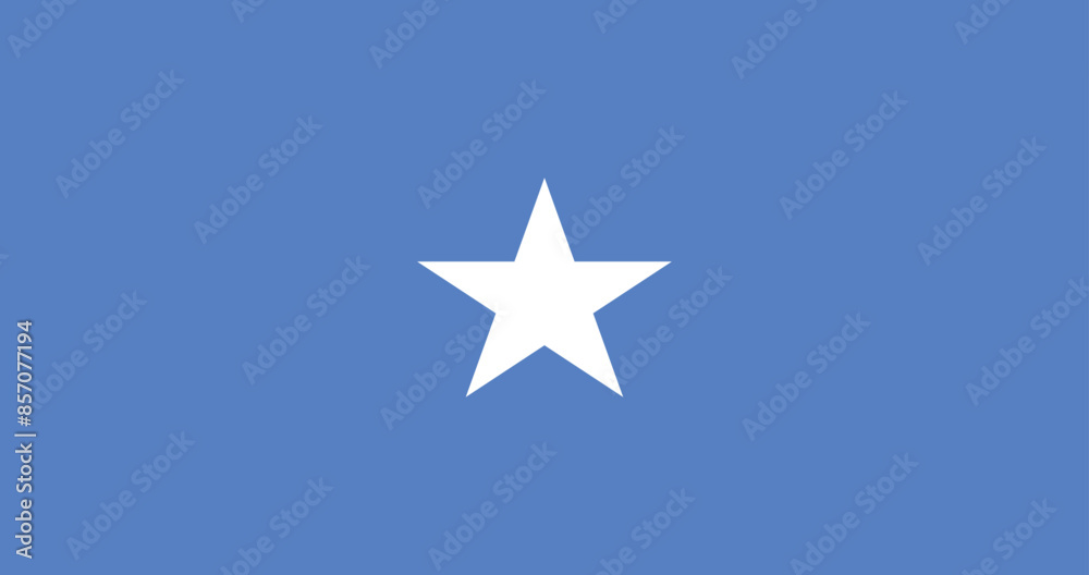 Illustration of the national flag of Somalia Illustration of the national flag of Somalia