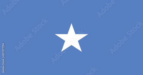 Illustration of the national flag of Somalia