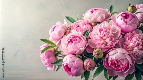 Elegant of pink peonies , flowers, pink, peonies, elegant, feminine, botanical,artwork, delicate, romantic, beauty, blooming
